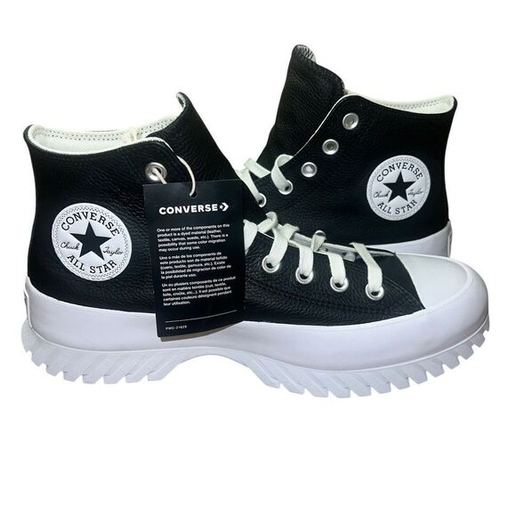 Converse Chuck Taylor All Star Lugged 2.0 Premium Leather Shoes Women’s 10.5 - Picture 3 of 6